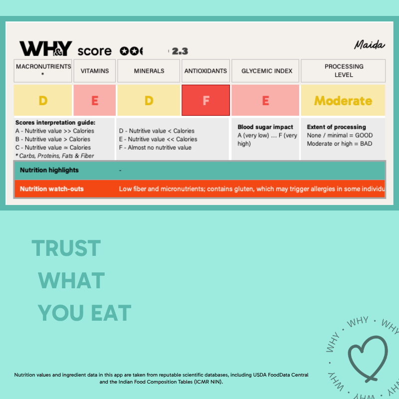 Maida, 500g - WHY Nutrition