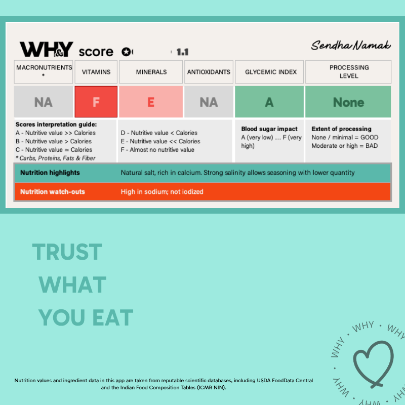 Sendha Namak, 500g - WHY Nutrition