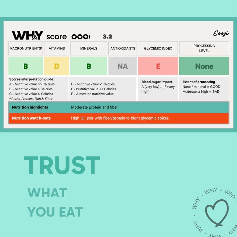 Sooji, 500g WHY Nutrition