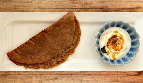 Kuttu-Chilla-with-Yogurt-Dip Planit Club