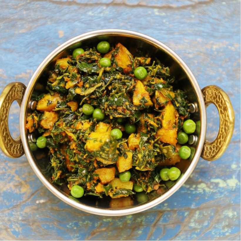 Methi Aloo Mutter