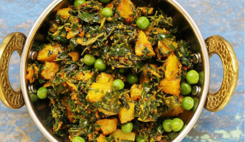 Methi Aloo Mutter