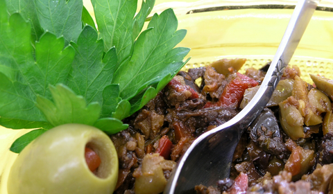 Spicy Mediterranean Olive Tapenade