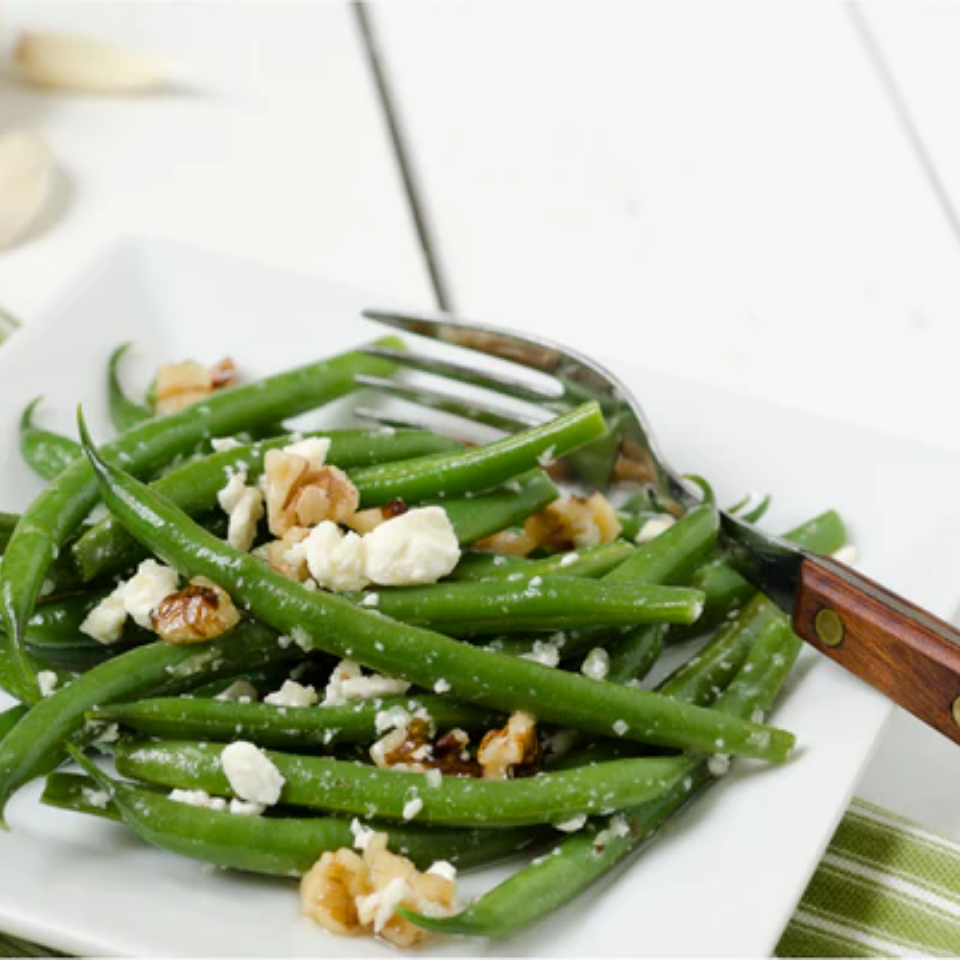 Green Bean, Almond and Feta Salad