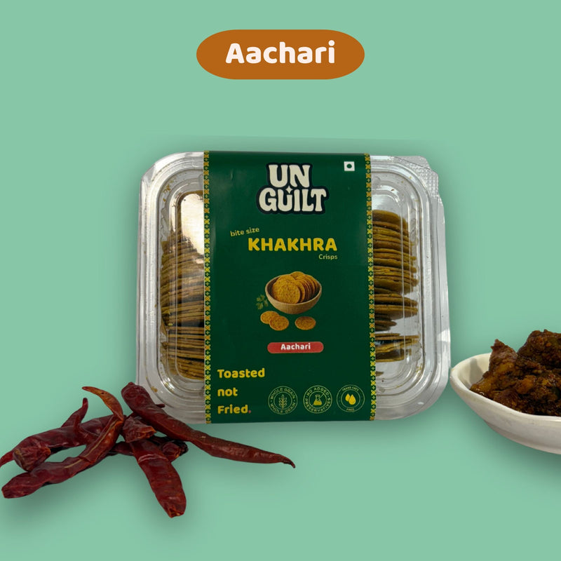 Achari Khakhra, 200g - WHY Nutrition