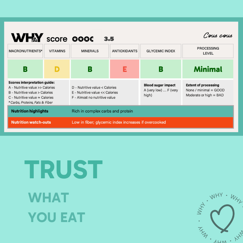 ⁠Couscous, 500g - WHY Nutrition