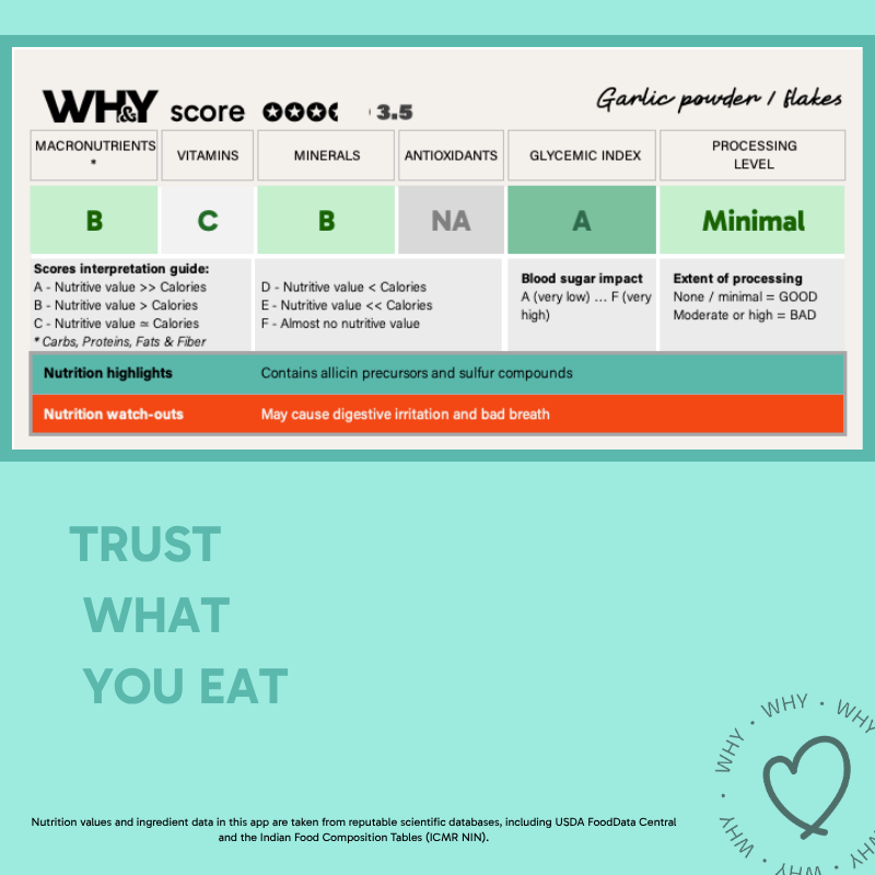 Garlic Flakes, 70g (Himalayan) - WHY Nutrition