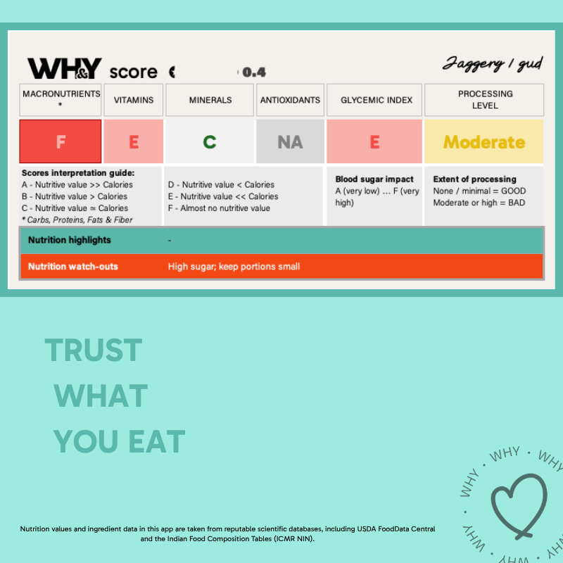 Jaggery Powder, 500g - WHY Nutrition