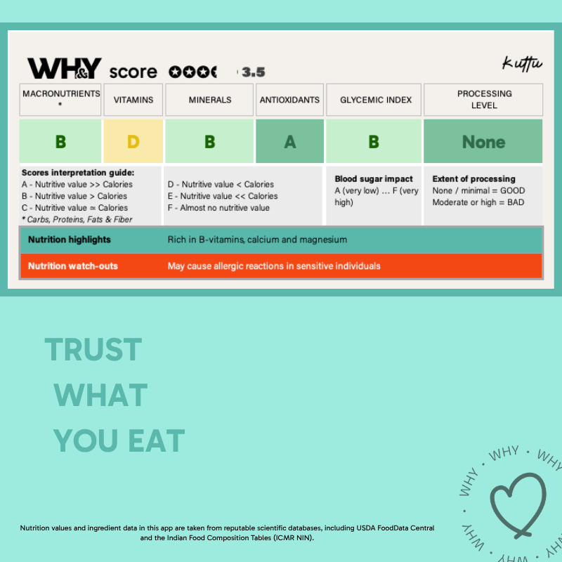 Kuttu Atta, 500g - WHY Nutrition