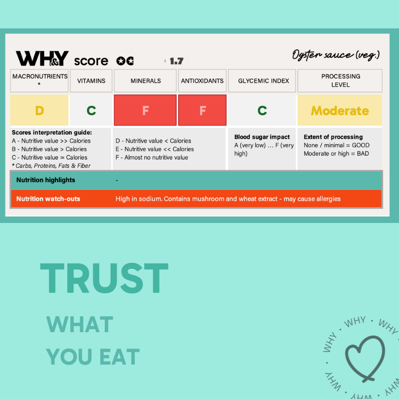 Oyster Sauce, Veg, 510g (Lee Kum Kee) - WHY Nutrition