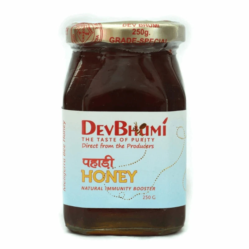 Pahadi Honey, 250ml (Devbhumi) - WHY Nutrition