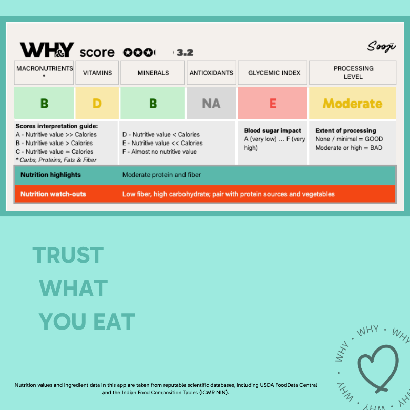 Sooji, 500g - WHY Nutrition