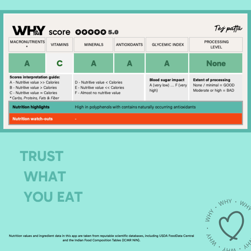 Tej Patta (Bay Leaf), 100g - WHY Nutrition