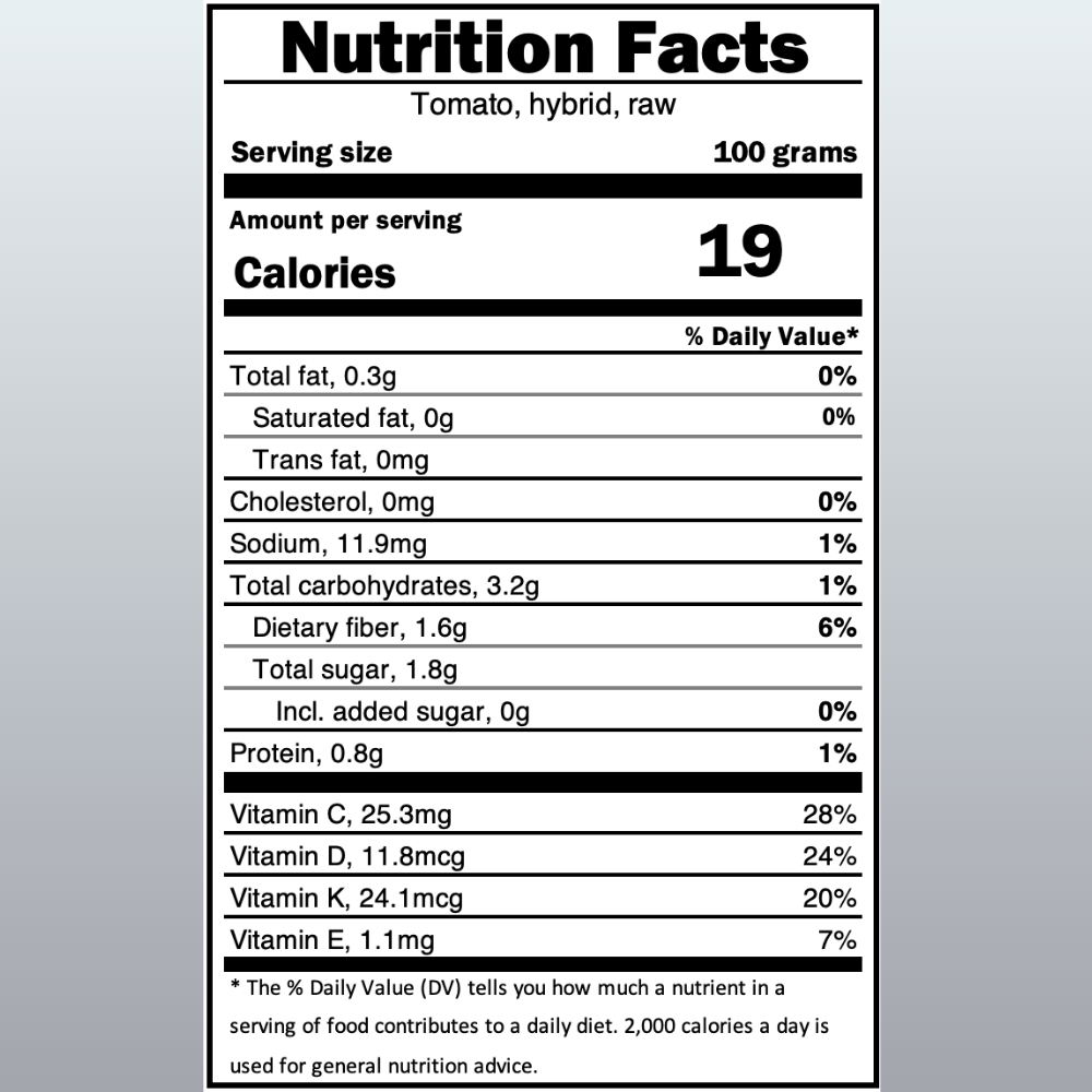 Hybrid Tomato, 1Kg, Hydroponic, Residue-free