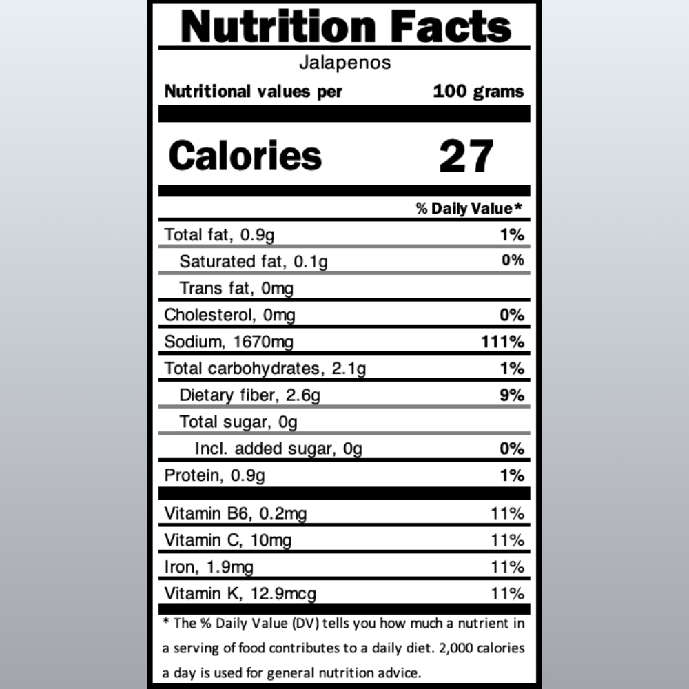 ⁠Jalapenos, 680g