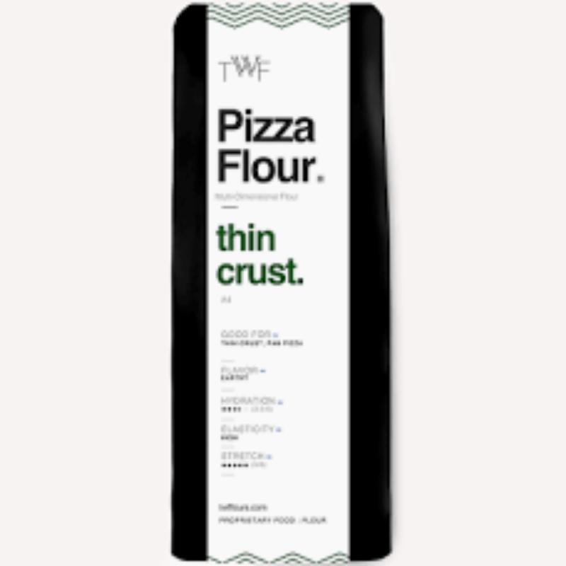 ⁠Thin crust pizza flour, 1 kg WHY Nutrition